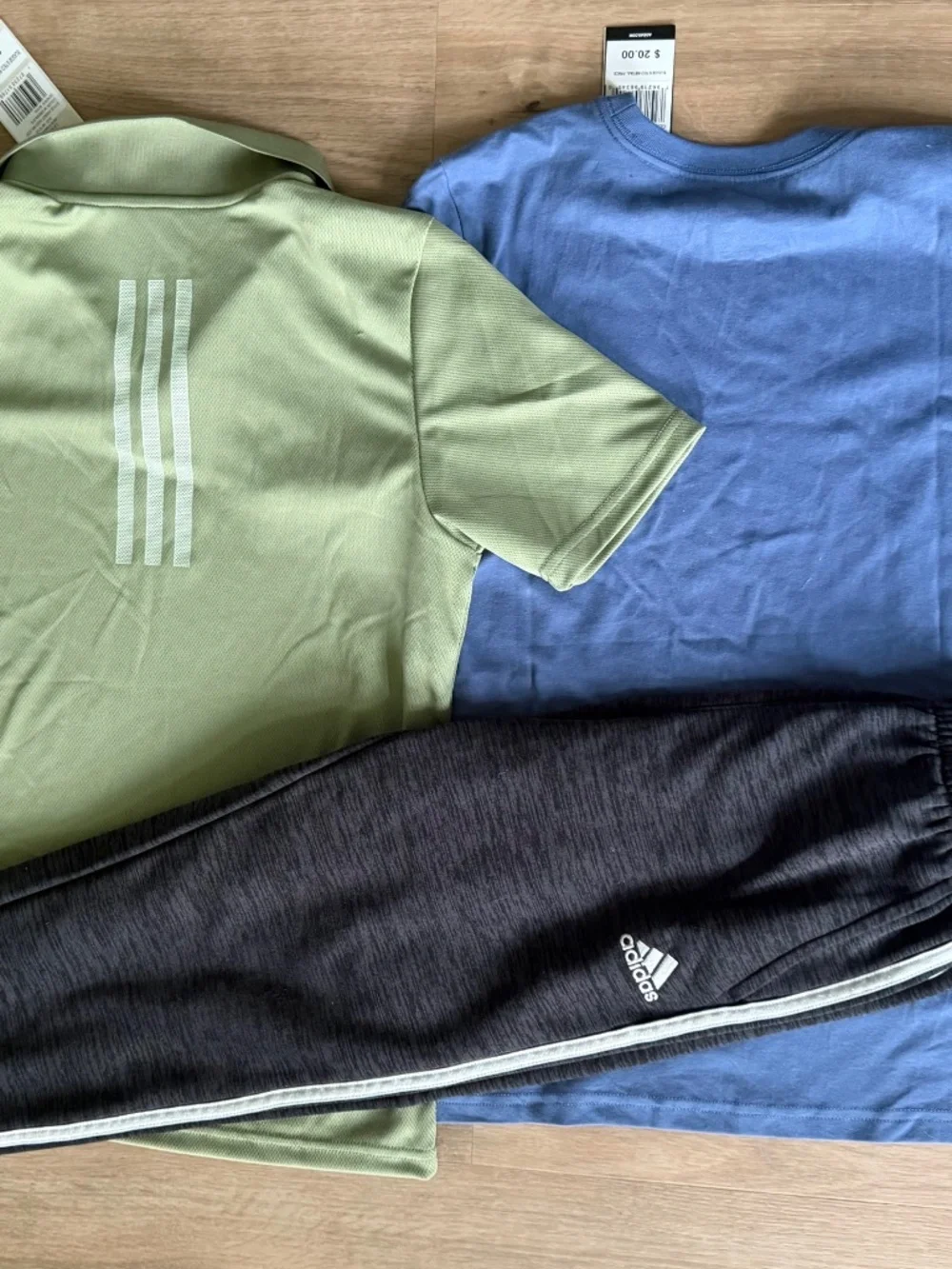 NWT bundle of Adidas boys size 10/12